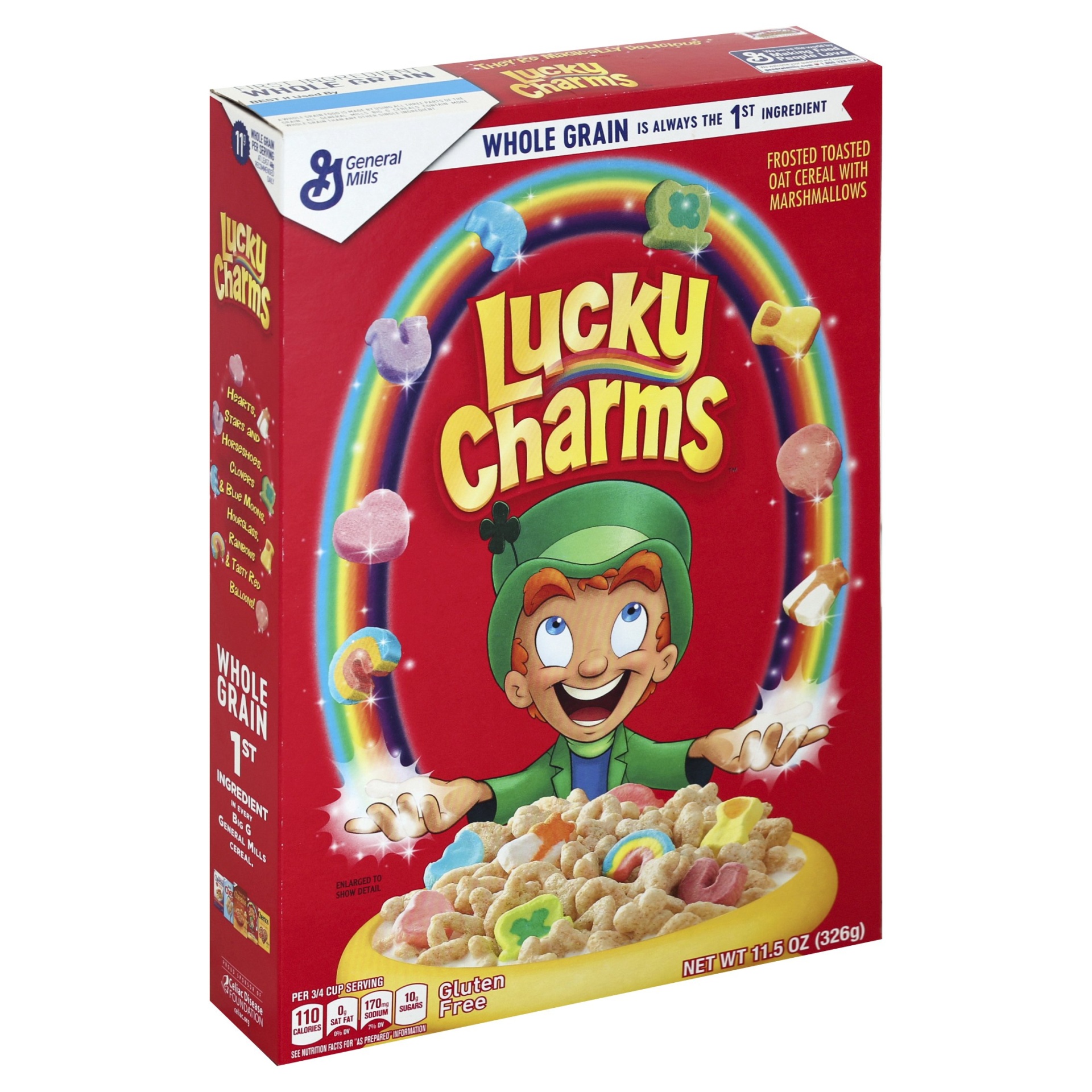 slide 1 of 1, Lucky Charms Original Breakfast Cereal - General Mills, 11.5 oz