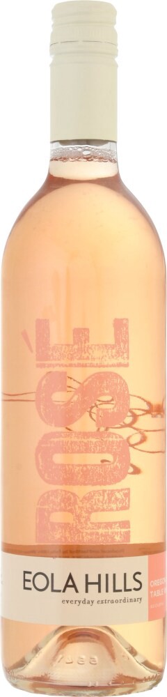 slide 3 of 4, Eola Hills Rose, 750 ml