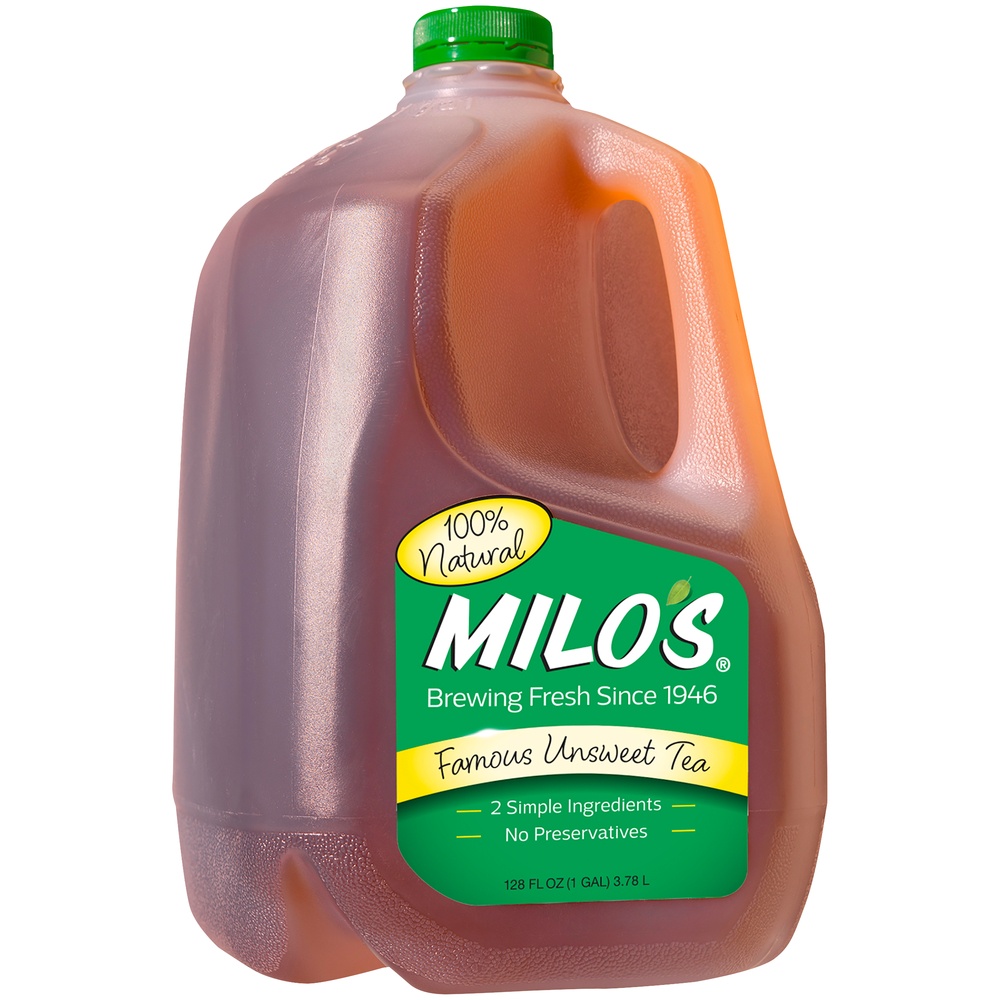slide 2 of 8, Milo's Tea, Unsweet, Famous, 128 fl oz