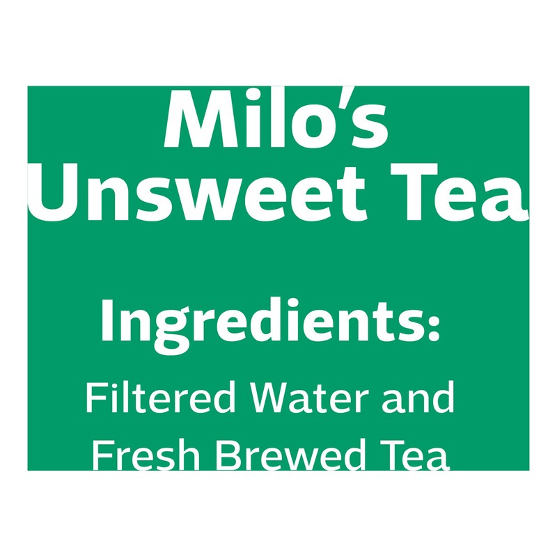 slide 2 of 4, Milo's Tea, Unsweet, Famous, 128 fl oz