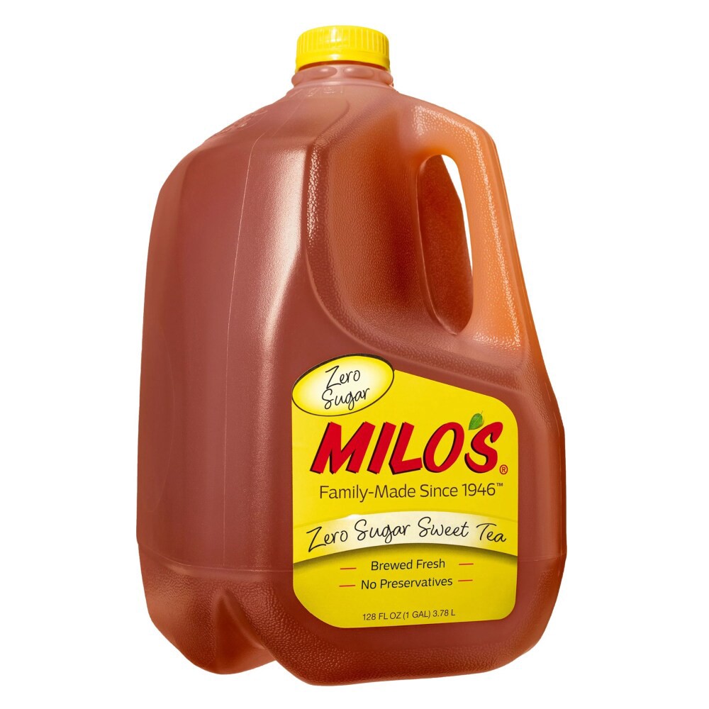 slide 4 of 6, Milo's Zero Sugar Sweet Tea, 128 fl oz