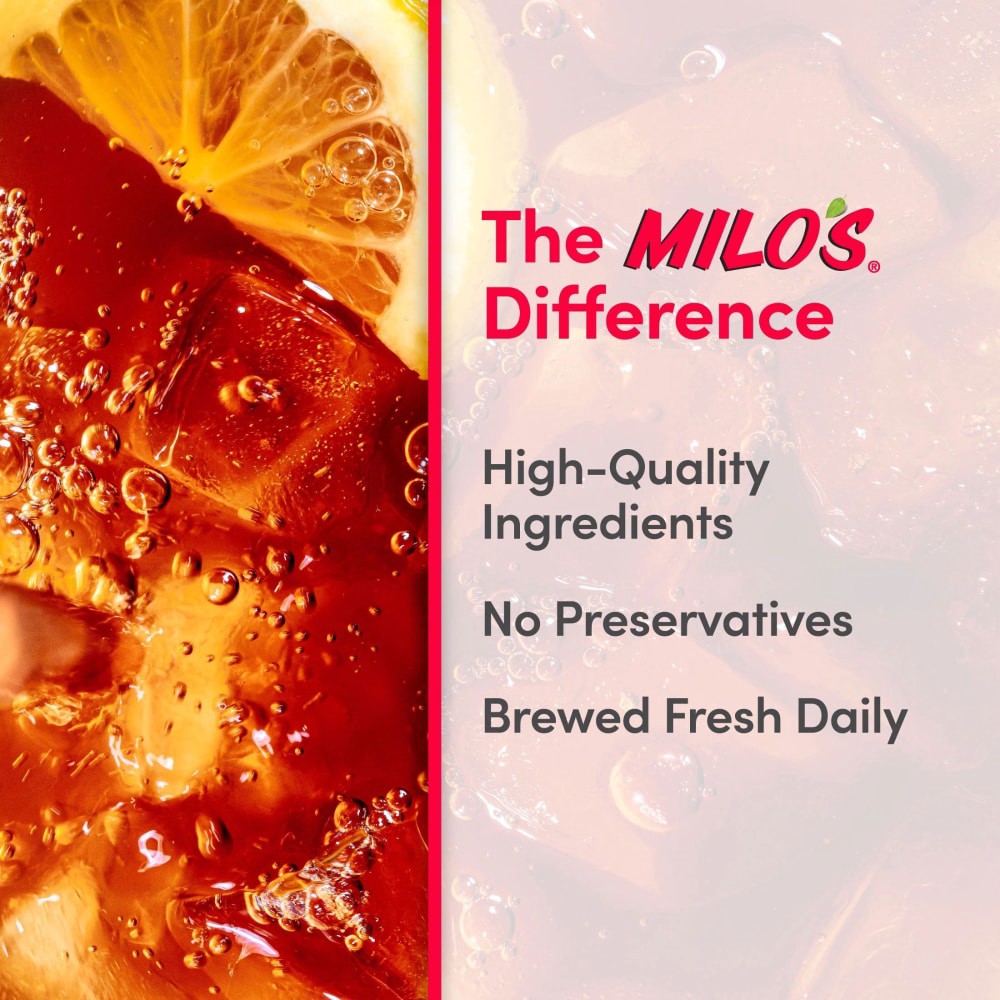 slide 3 of 6, Milo's Zero Sugar Sweet Tea, 1 gal