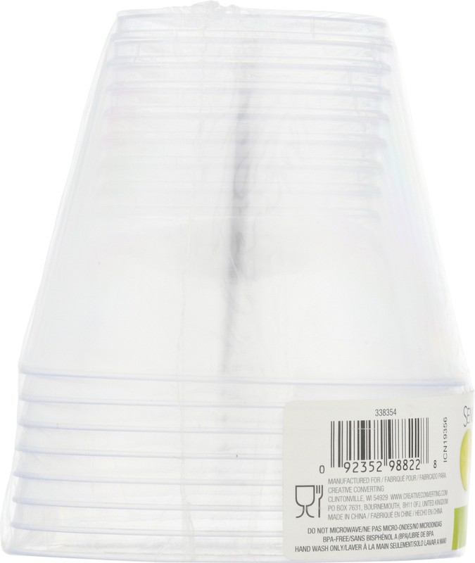 slide 2 of 4, Sensations 9 Fluid Ounce Plastic Tumbler Glasses 8 ea, 8 ct