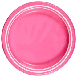 Sensations Candy Pink Premium Paper Plates 20 Each