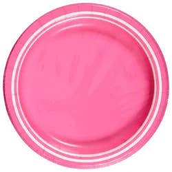 Sensations Candy Pink Premium Paper Plates 20 Each