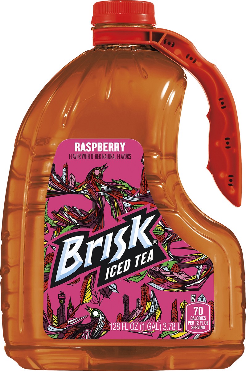 slide 3 of 5, Brisk Raspberry Iced Tea - 128 oz, 128 oz