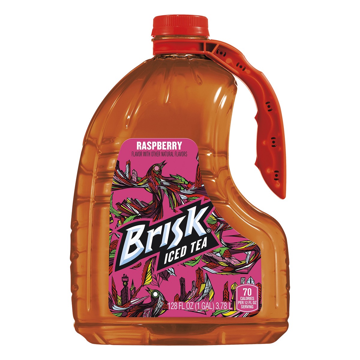 slide 1 of 5, Brisk Raspberry Iced Tea - 128 oz, 128 oz