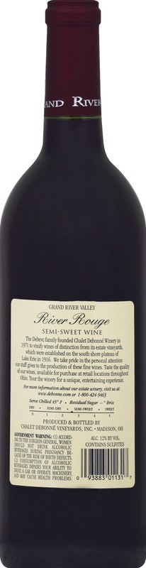 slide 2 of 4, Chalet Debonne Debonne River Rouge 750 Ml, 1 ct