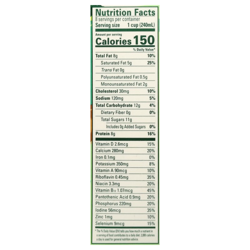 slide 5 of 5, Organic Valley Family First Whole Milk 0.5 gal, 1/2 gal