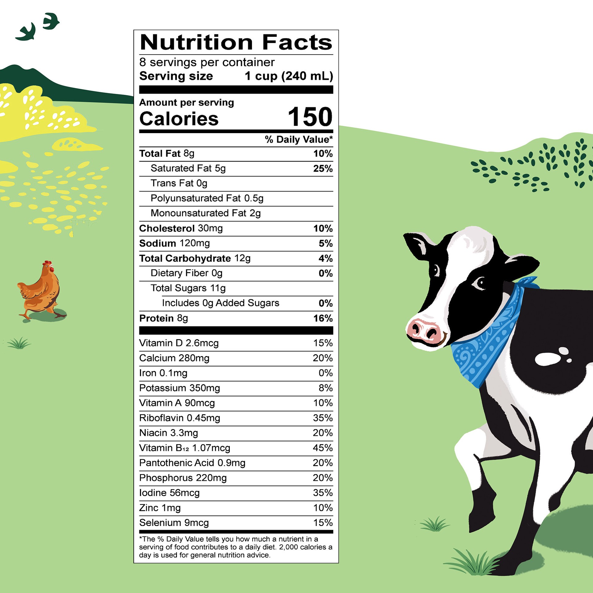 slide 2 of 5, Organic Valley Family First Whole Milk 0.5 gal, 1/2 gal