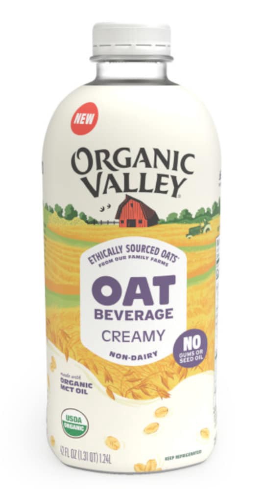 slide 1 of 1, Organic Valley® Creamy Non-Dairy Organic Oat Beverage, 42 fl oz