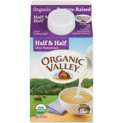 Organic Valley Organic Rich & Creamy Half & Half 1 pt