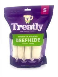 Treatly Small Beefhide Chews 10 Ct