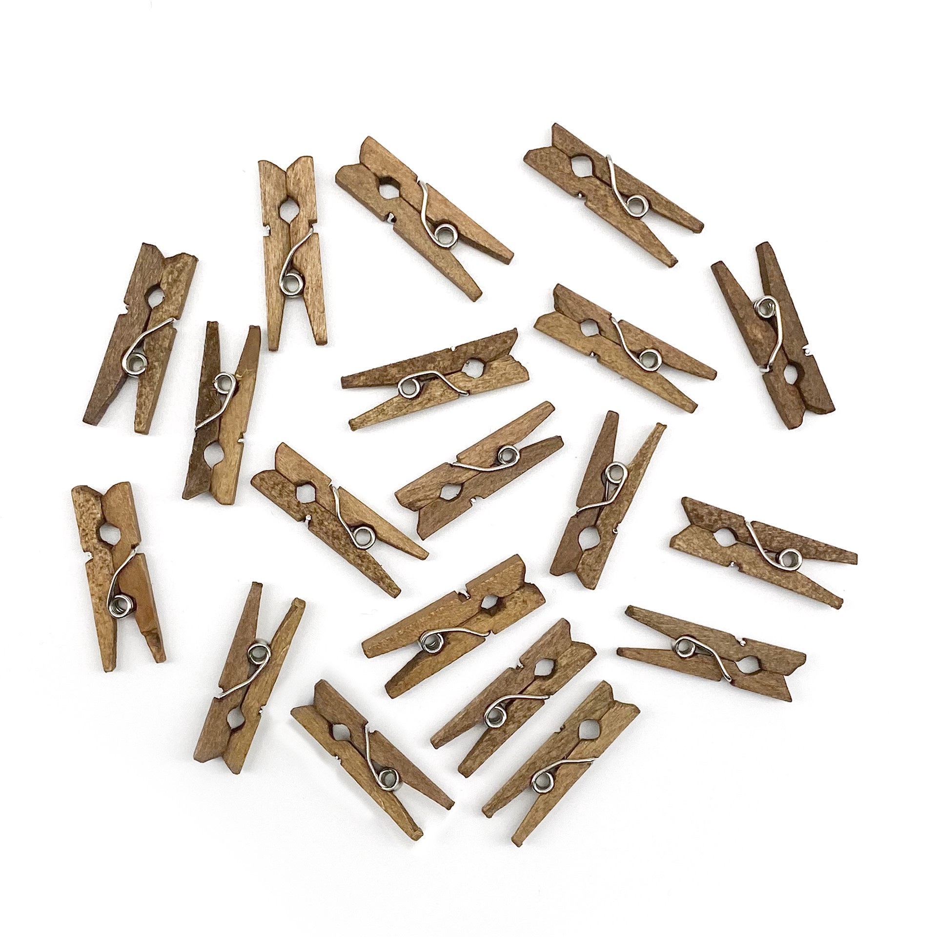 slide 3 of 4, Mini Walnut Clothespins By Recollections, 3mm x 25mm