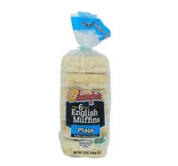 Chompie's® Plain Fork-Split English Muffins, 6 ct / 12 oz