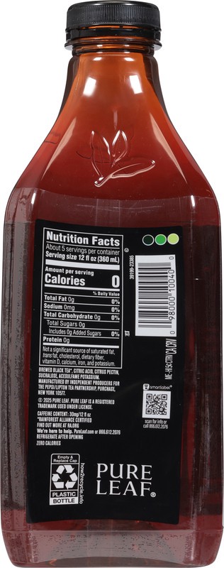 slide 4 of 5, Pure Leaf Zero Sugar Real Brewed Tea Sweet Tea - 64 fl oz, 64 fl oz