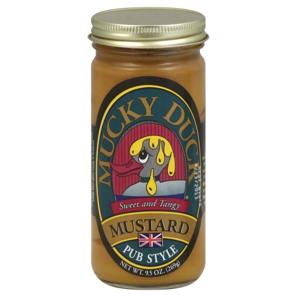 slide 1 of 1, Mucky Duck Sweet and Tangy Pub Style Mustard, 9.5 oz