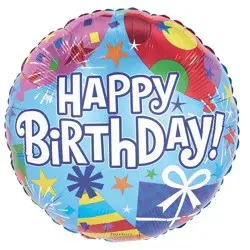 Happy Birthday Helium Filled Balloon