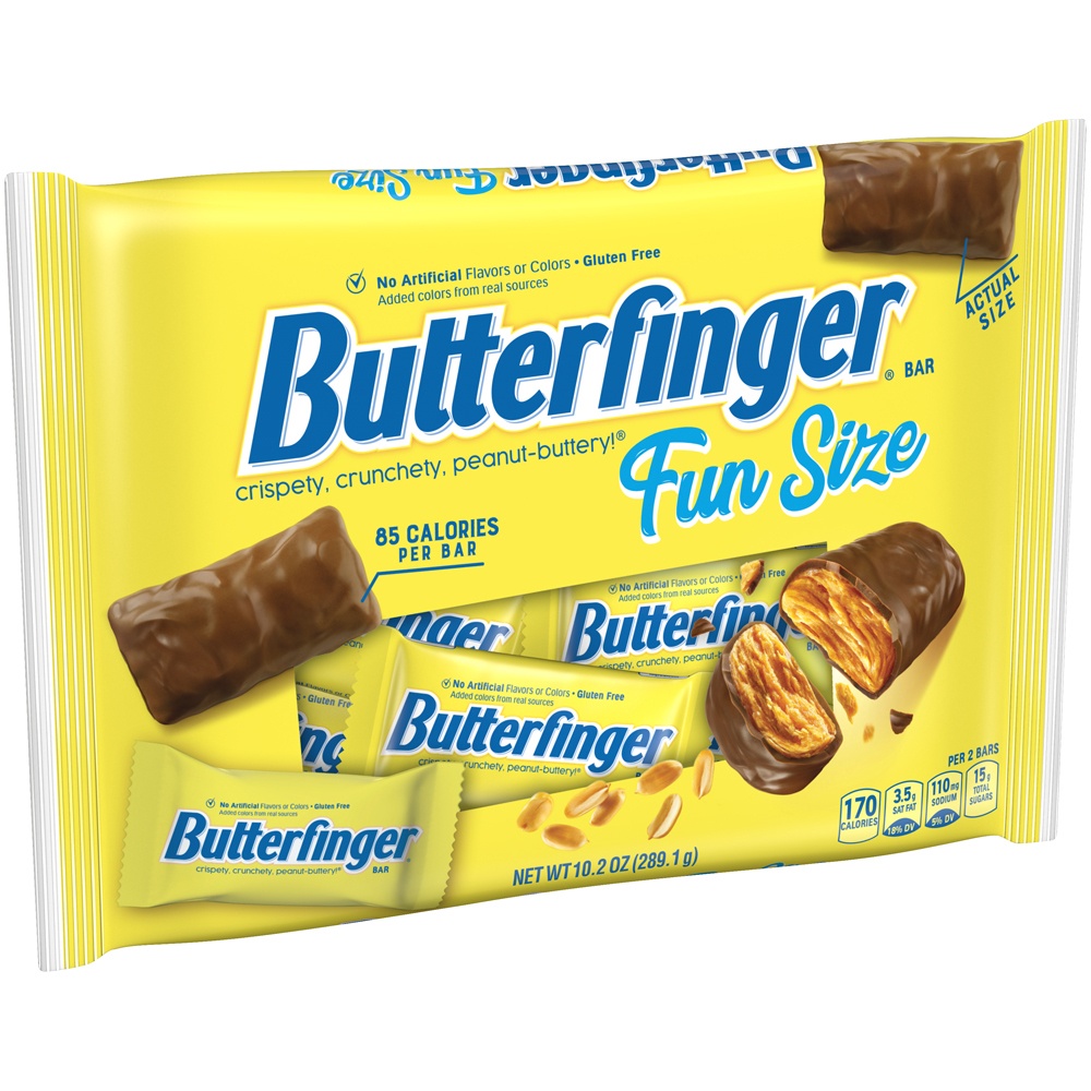 slide 5 of 8, Butterfinger Fun Size Bar 10.2 oz, 10.2 oz