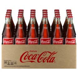 Coca-Cola Mexico Glass Bottles, 500 mL, 24 Pack