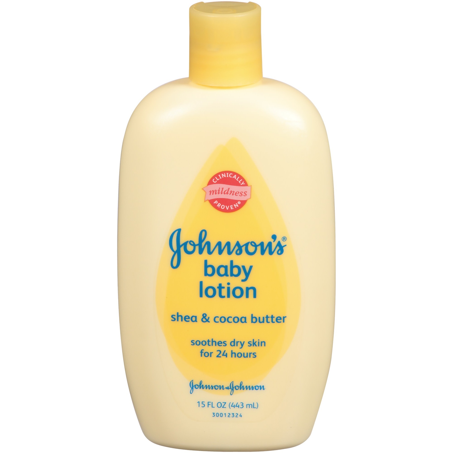 slide 1 of 1, Johnson's Baby Shea & Cocoa Butter Lotion For Dry Skin, 15 oz