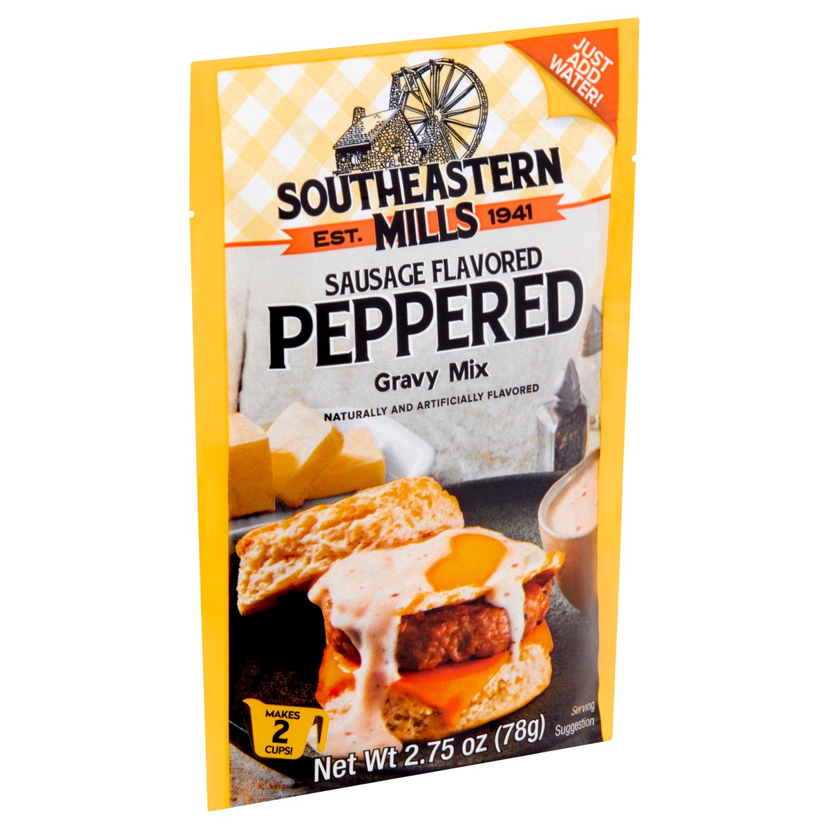 slide 8 of 8, Southeastern Mills Peppered Gravy W/Sausage Flavor 2.75 OZ, 2.75 oz