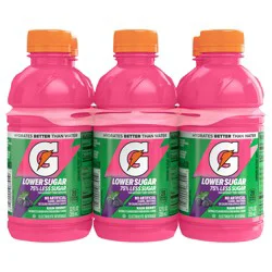 Gatorade Rain Berry Lower Sugar 6 Pack 12 fl oz
