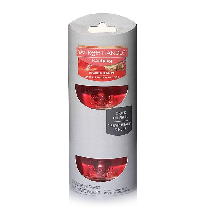 slide 1 of 1, Yankee Candle Strawberry Lemon Ice Scentplug Refill, 2 ct