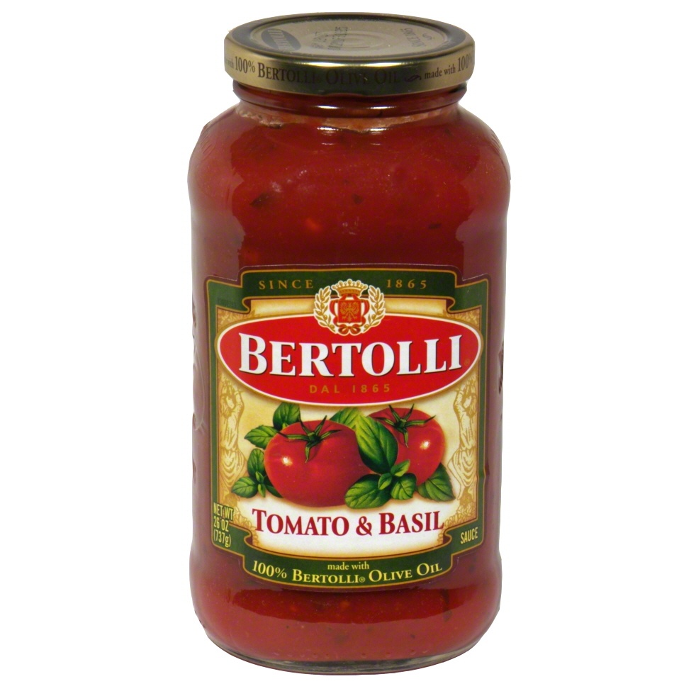 slide 1 of 1, Bertolli Tomato & Basil, 24 oz