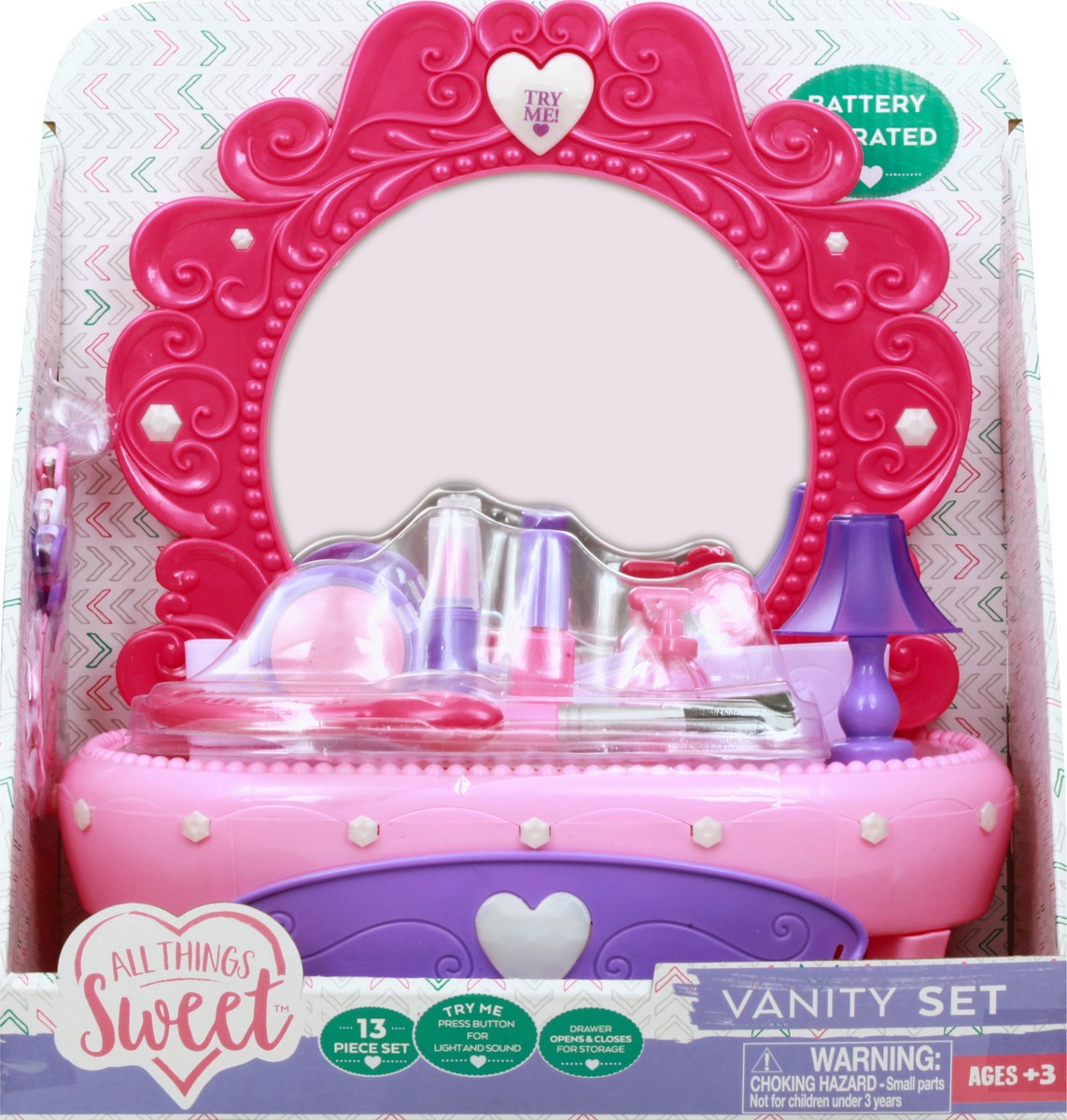 slide 1 of 11, All Things Sweet Light & Sound Vanity Set, 1 ct