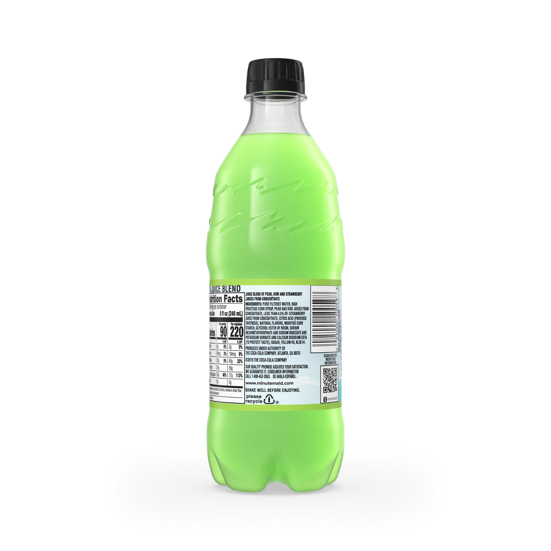 slide 3 of 5, Minute Maid Kiwi Strawberry Bottle- 20 fl oz,