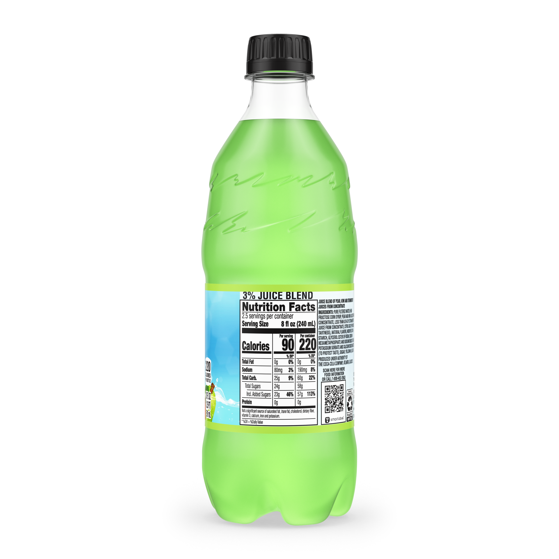 slide 4 of 5, Minute Maid Kiwi Strawberry Bottle- 20 fl oz,