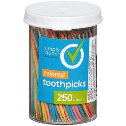 Simply Done , Toothpicks, Colored