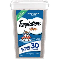 Temptations Savory Salmon Flavor Treats for Cats 30 oz
