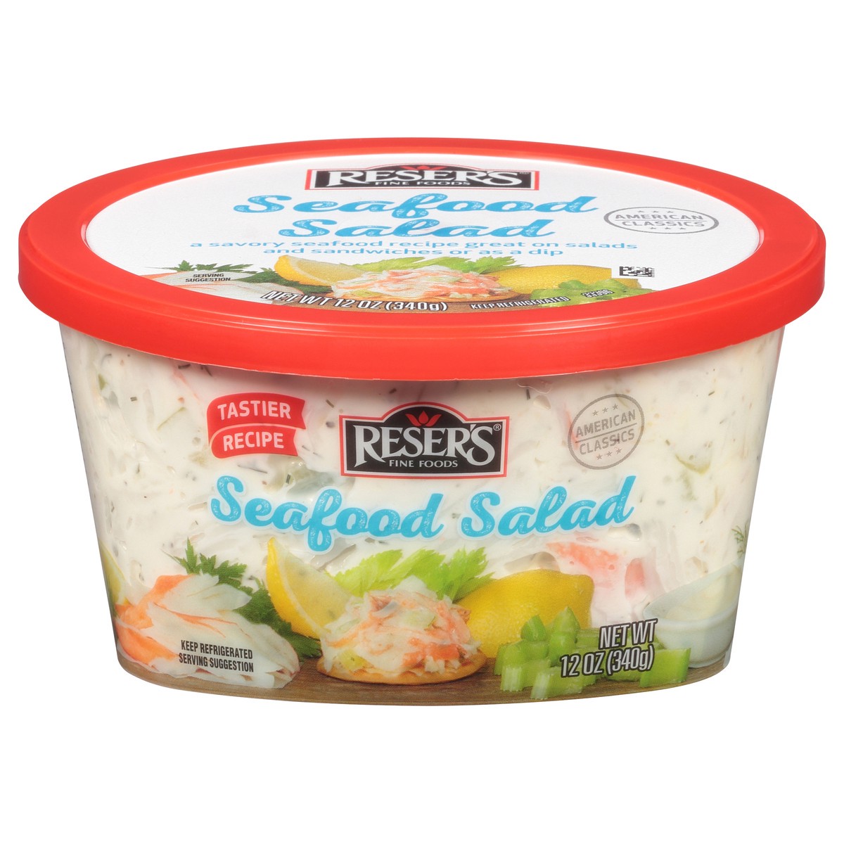 slide 3 of 9, Reser's Seafood Salad, 12 oz