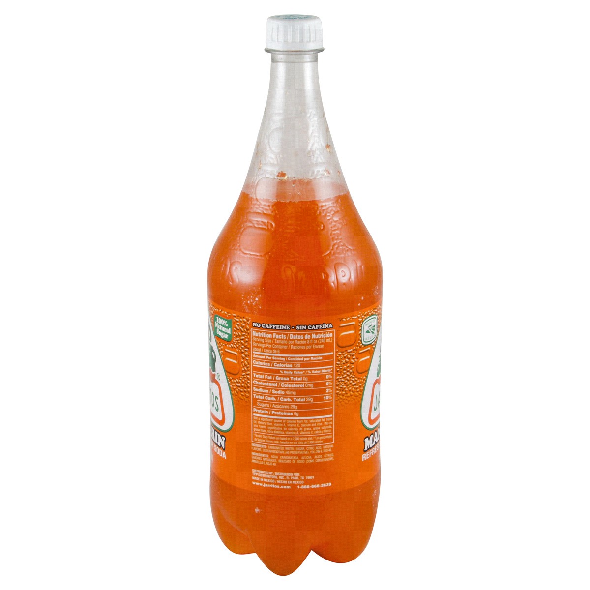 slide 2 of 4, Jarritos Mandarin Soda - 1.58 qt, 1.58 qt