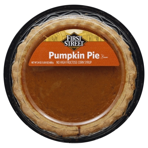 slide 1 of 1, First Street 8 Pumpkin Pie, 24 oz