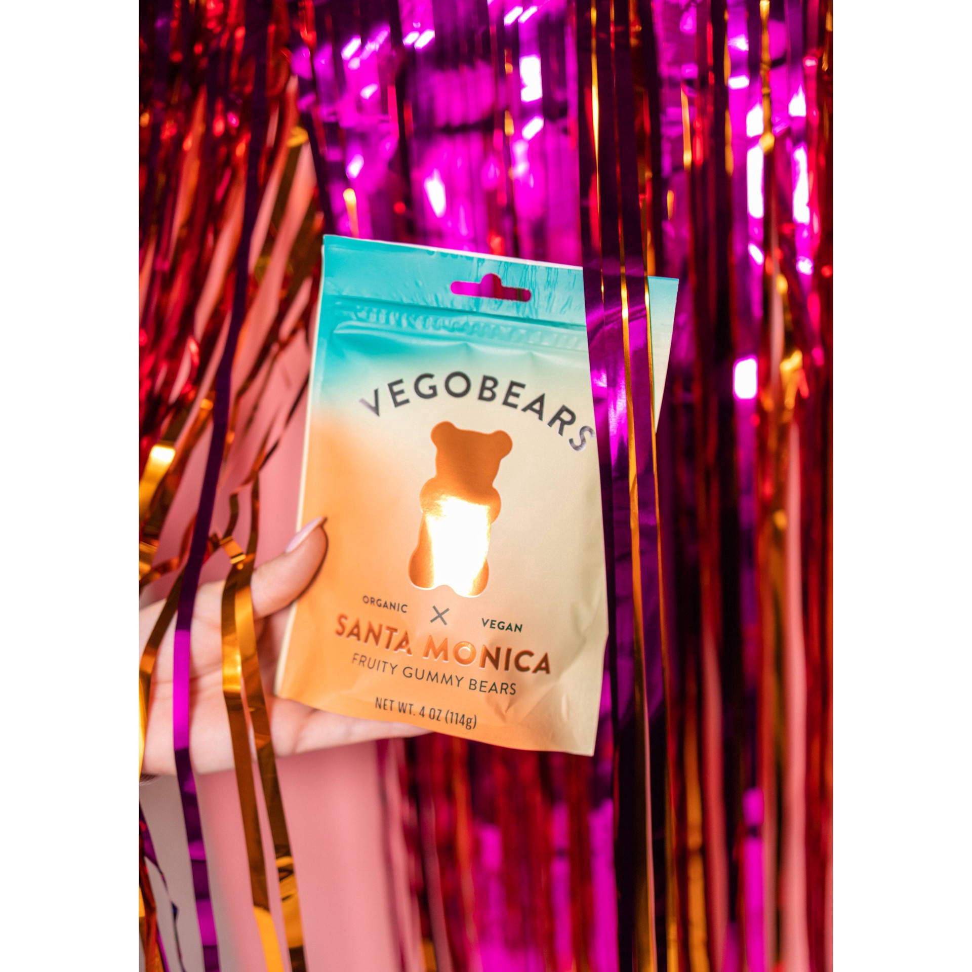 slide 4 of 4, Vegobears Santa Monica Fruity Gummy Bears 4 oz, 4 oz
