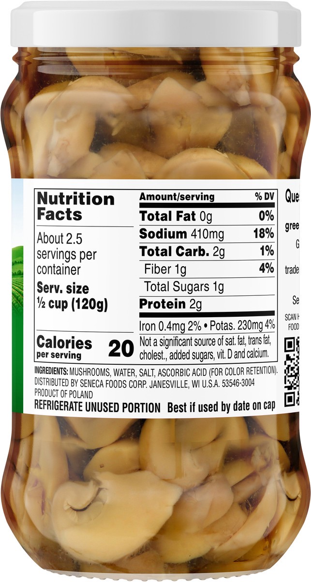 slide 3 of 8, Gg Mushrooms Sliced, 6 oz