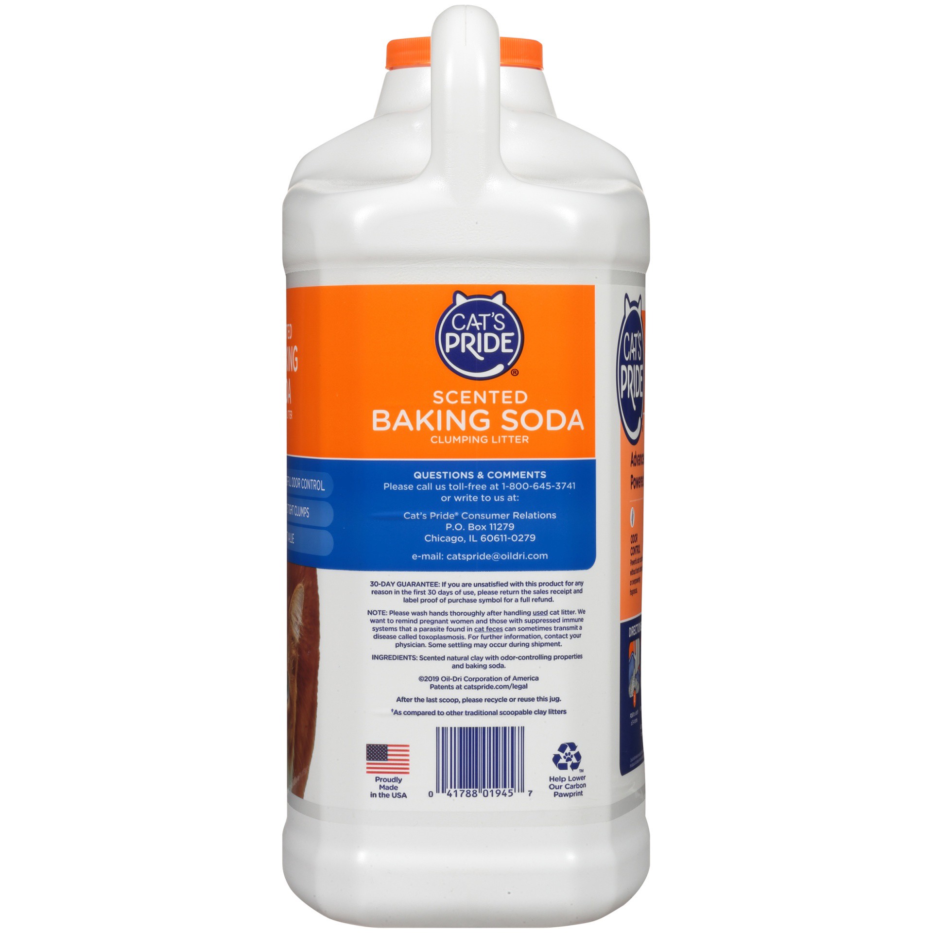 slide 7 of 7, Cat's Pride Baking Soda Advanced Odor Control Scented Multi-Cat Clumping Litter, 10 lb