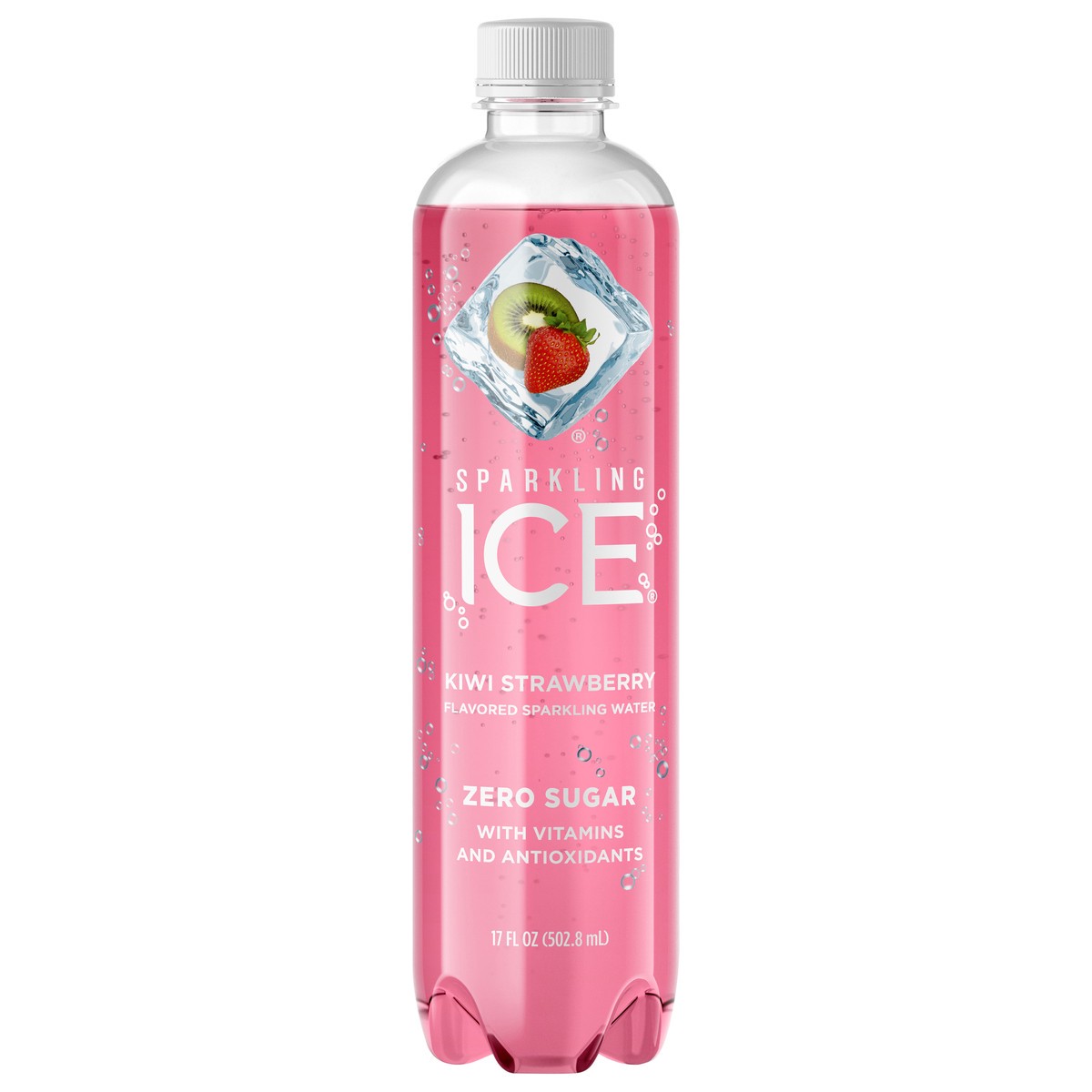 slide 1 of 7, Sparkling ICE Zero Sugar Kiwi Strawberry Sparkling Water 17 fl oz, 17 fl oz