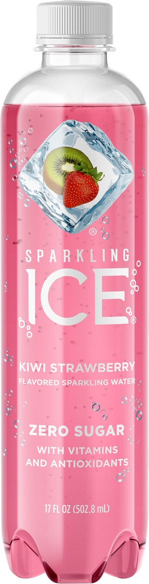 slide 4 of 7, Sparkling ICE Zero Sugar Kiwi Strawberry Sparkling Water 17 fl oz, 17 fl oz