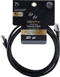 Ge Cat8 Ethernet Cable, Flat, 7Ft