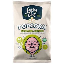 LesserEvil Avocado-Licious Popcorn 4.6 oz