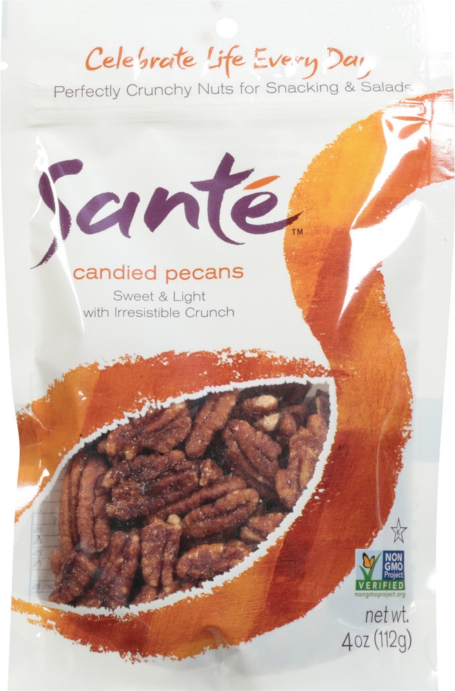 slide 1 of 1, Santé Candied Pecans 4 oz, 4 oz