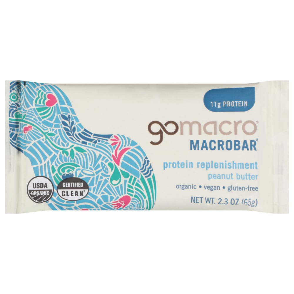 slide 4 of 5, GoMacro Peanut Butter MacroBar, 2.3 oz