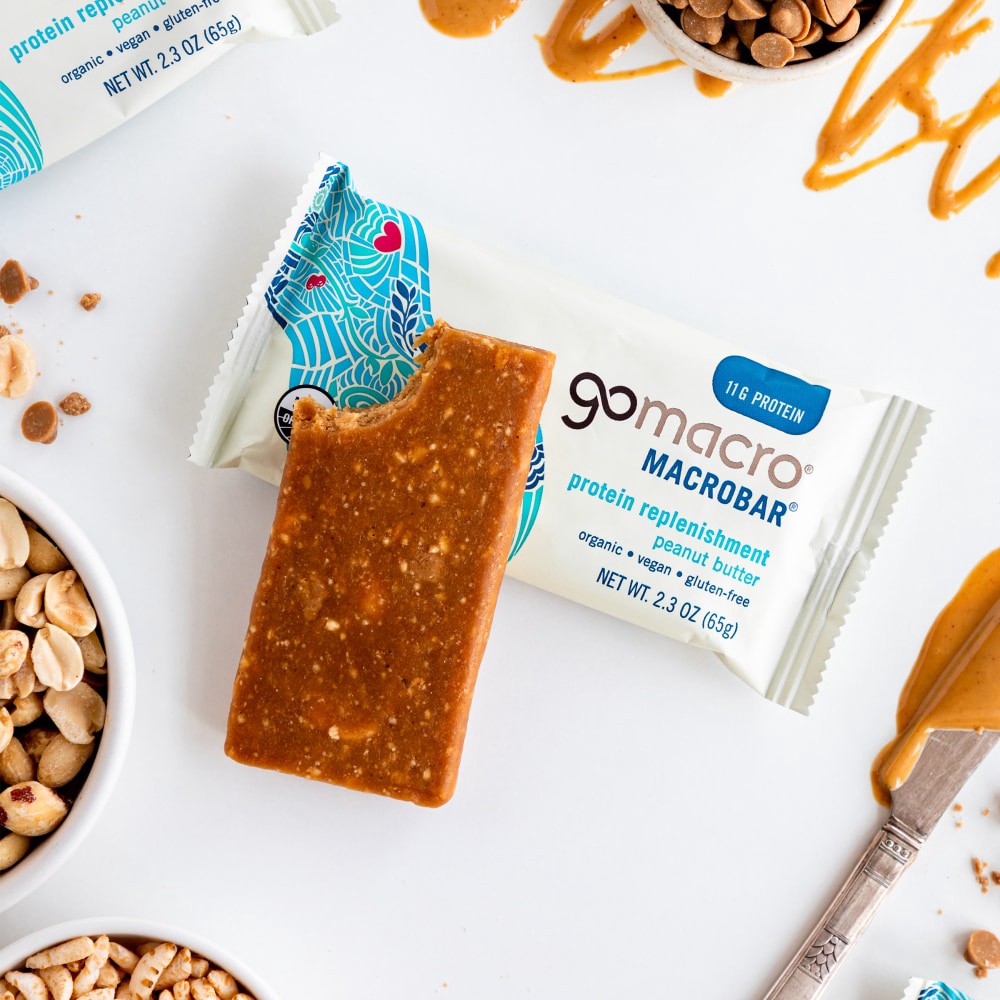 slide 2 of 5, GoMacro Peanut Butter MacroBar, 2.3 oz