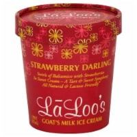 slide 1 of 1, LaLoo's Strawberry Darling Goats Milk Ice Cream, 1 pint