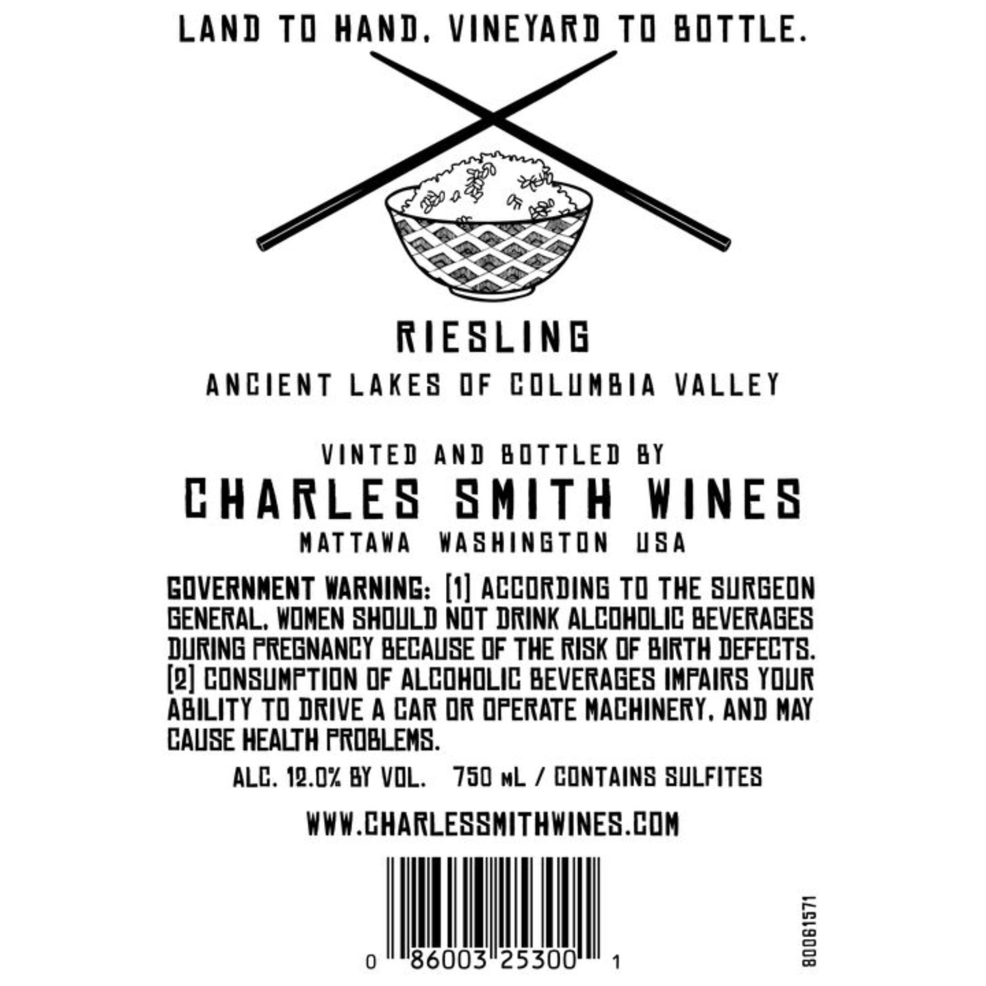 slide 2 of 2, Charles Smith Wines Kung Fu Girl Riesling White Wine by Charles Smith Wines, 750 mL Bottle, 750 ml