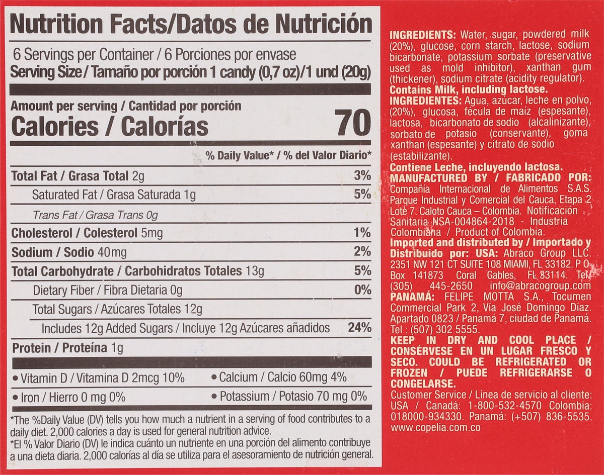 slide 8 of 11, Copelia Milk Caramel Candy 6 ea, 1 ct